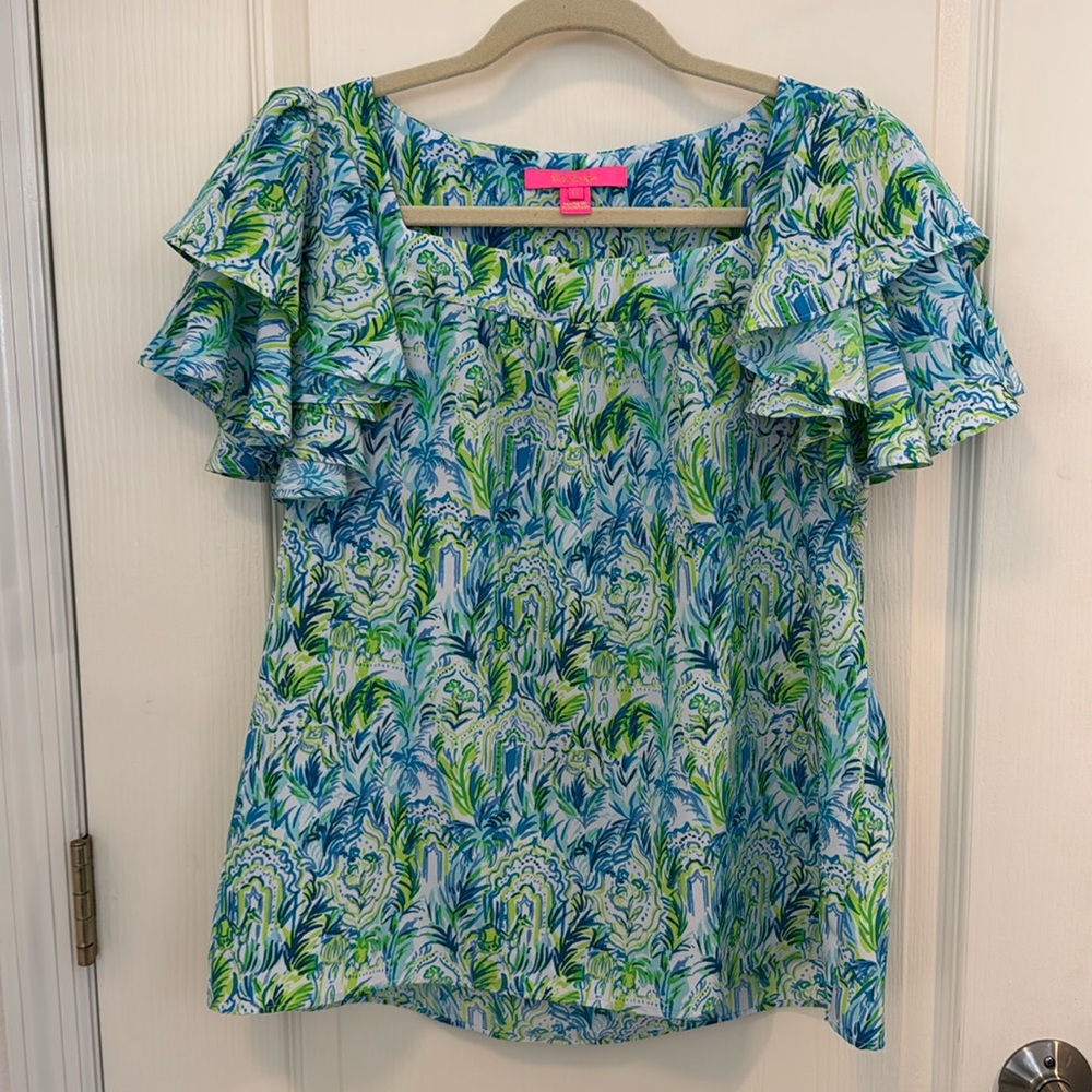 Lilly Pulitzer Devine Top Size Mediumm